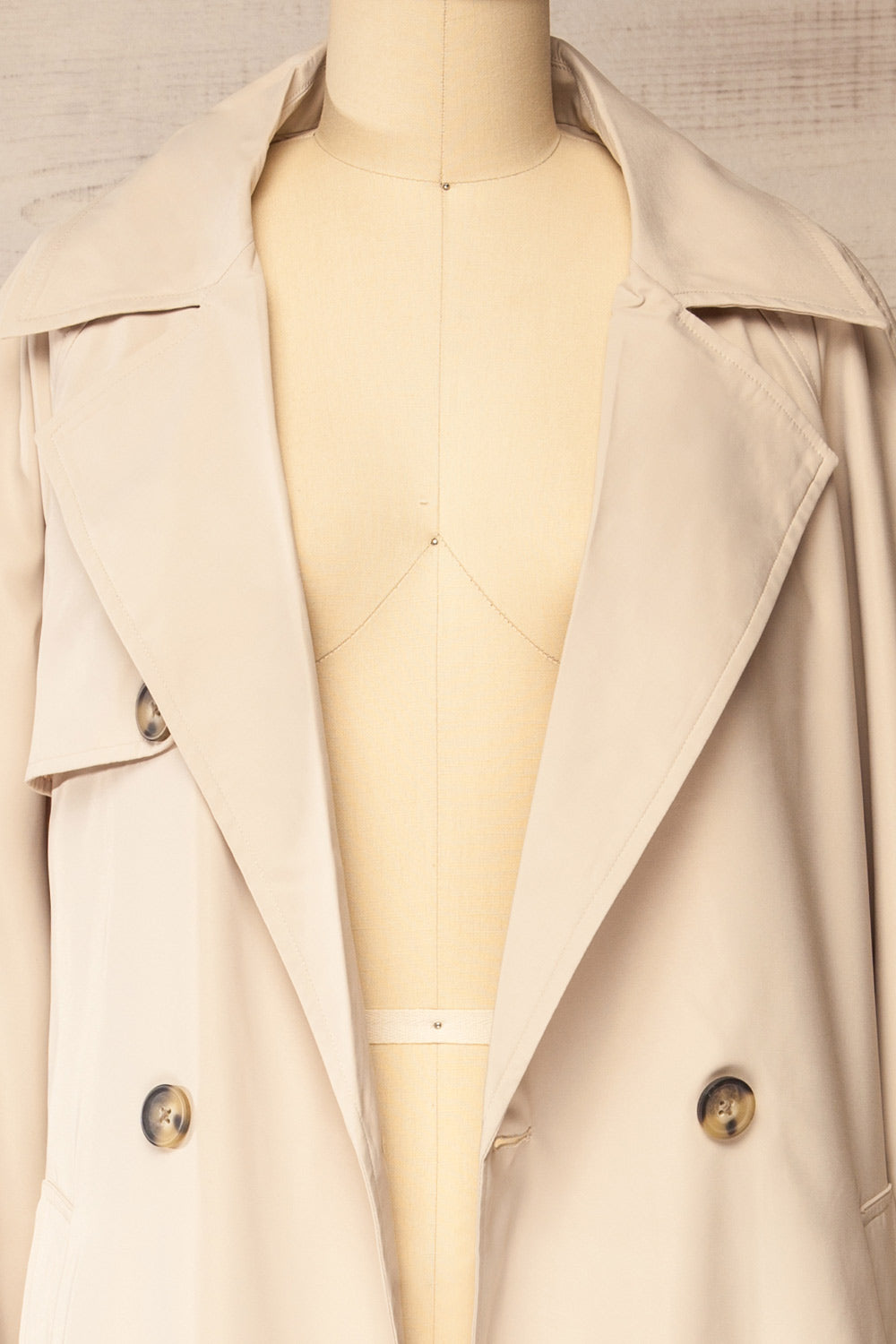 Bilimora Beige Trench Coat w/ Belt | La petite garçonne open