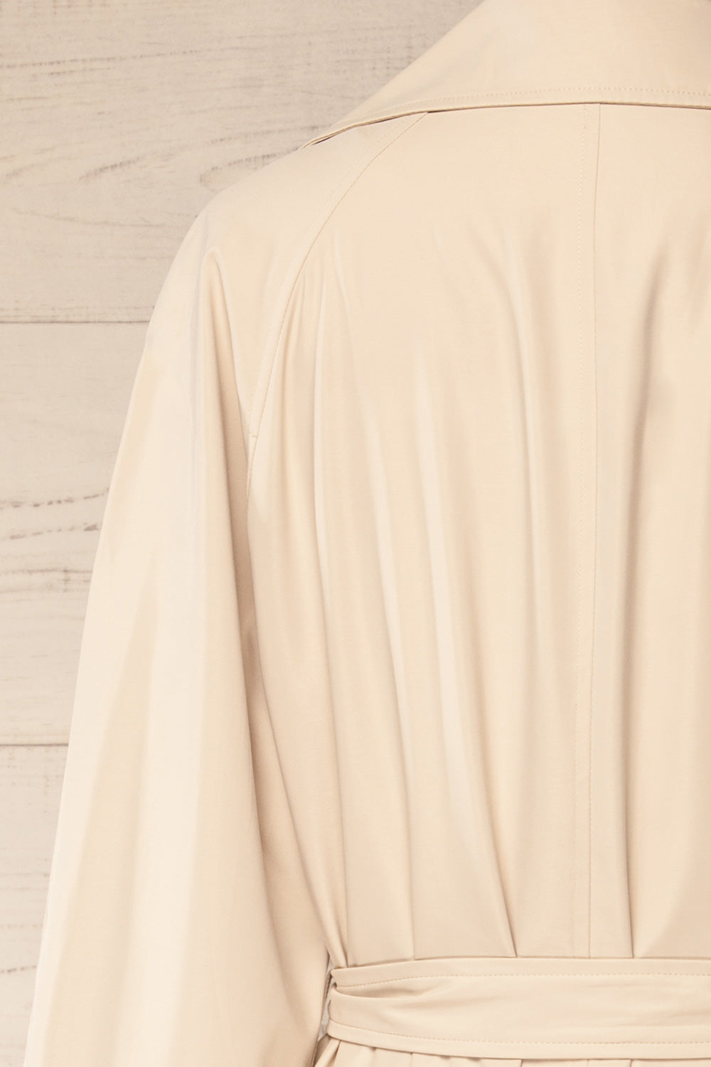Bilimora Beige Trench Coat w/ Belt | La petite garçonne back