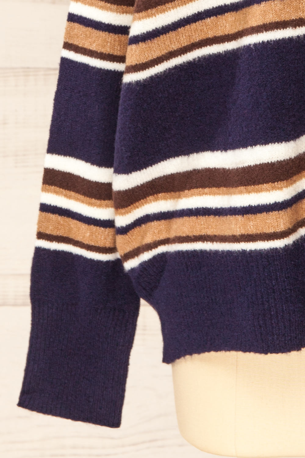 Birethanti Striped and V-Neck Sweater | La petite garçonne bottom