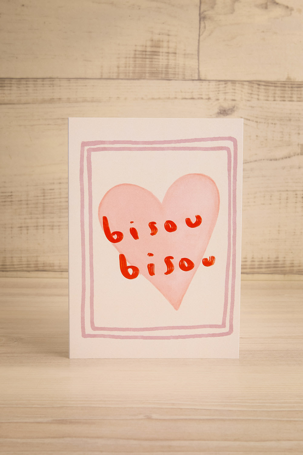 Bisou Bisou Card | Maison garçonne