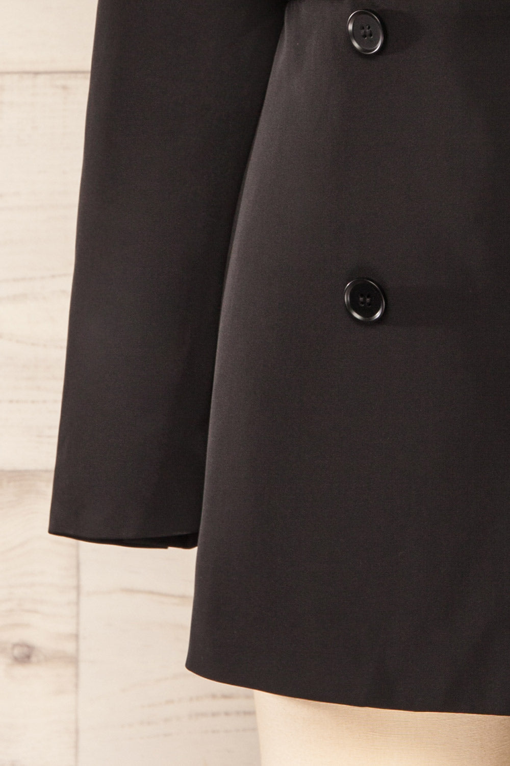 Bobigny Black Blazer Romper | La petite garçonne bottom