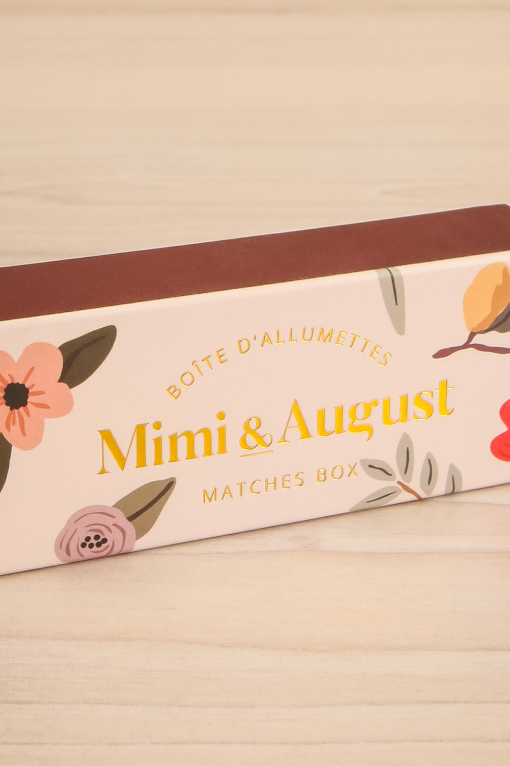Floral Match Box | Maison garçonne fleur close-up box