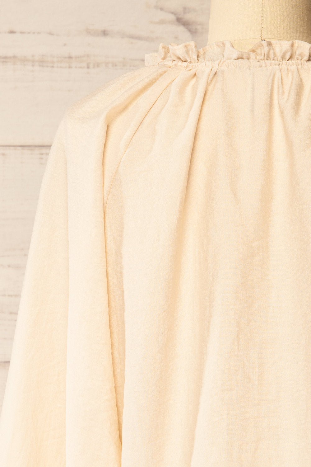 Bologna Ovesized Faux Linen Blouse | La petite garçonne back