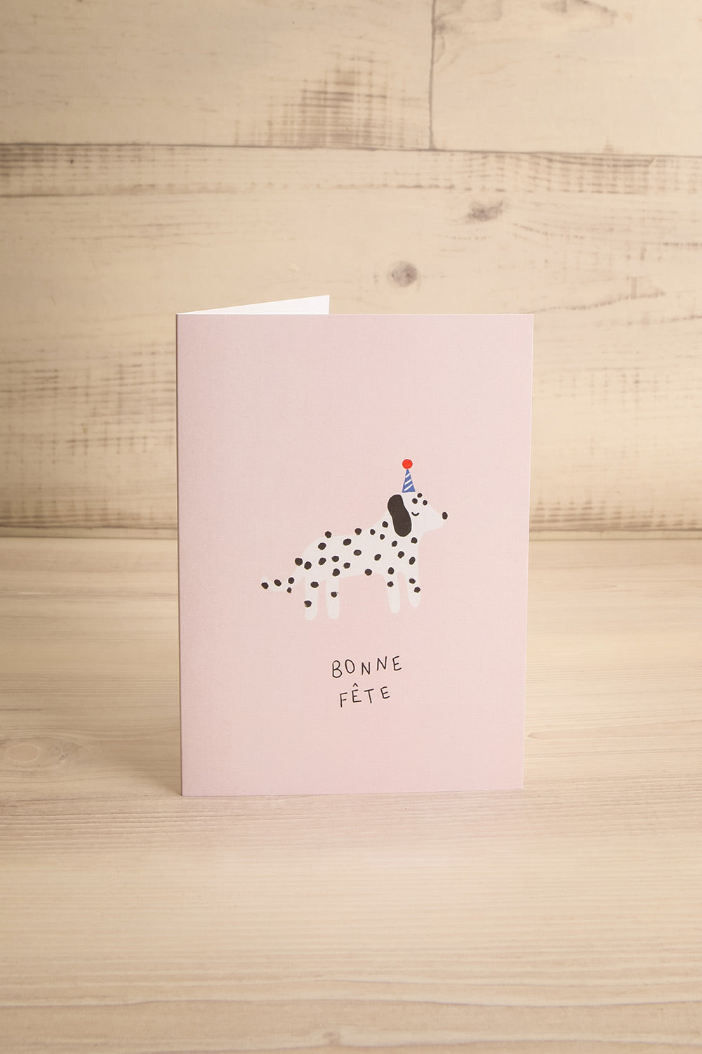Bonne fete - Dalmatian Card | Maison garçonne front view