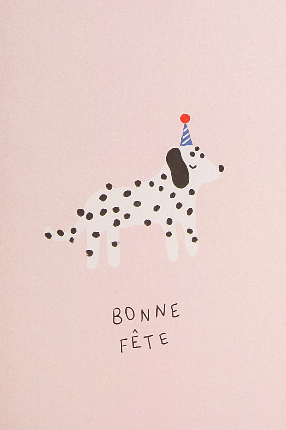 Bonne fete - Dalmatian Card | Maison garçonne close-up