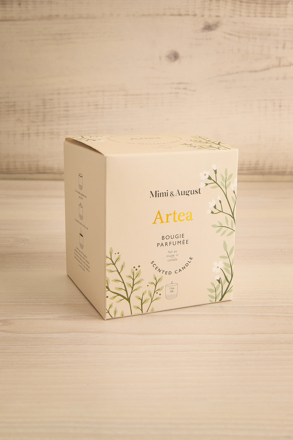 Artea Reusable Candle - 3 Options | Maison garçonne 11 oz box