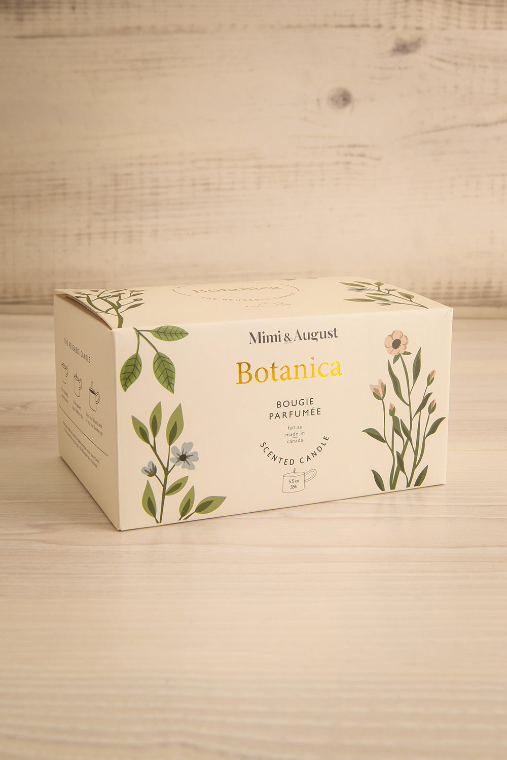 Botanica Reusable Candle - 3 Options | Maison garçonne tasse box