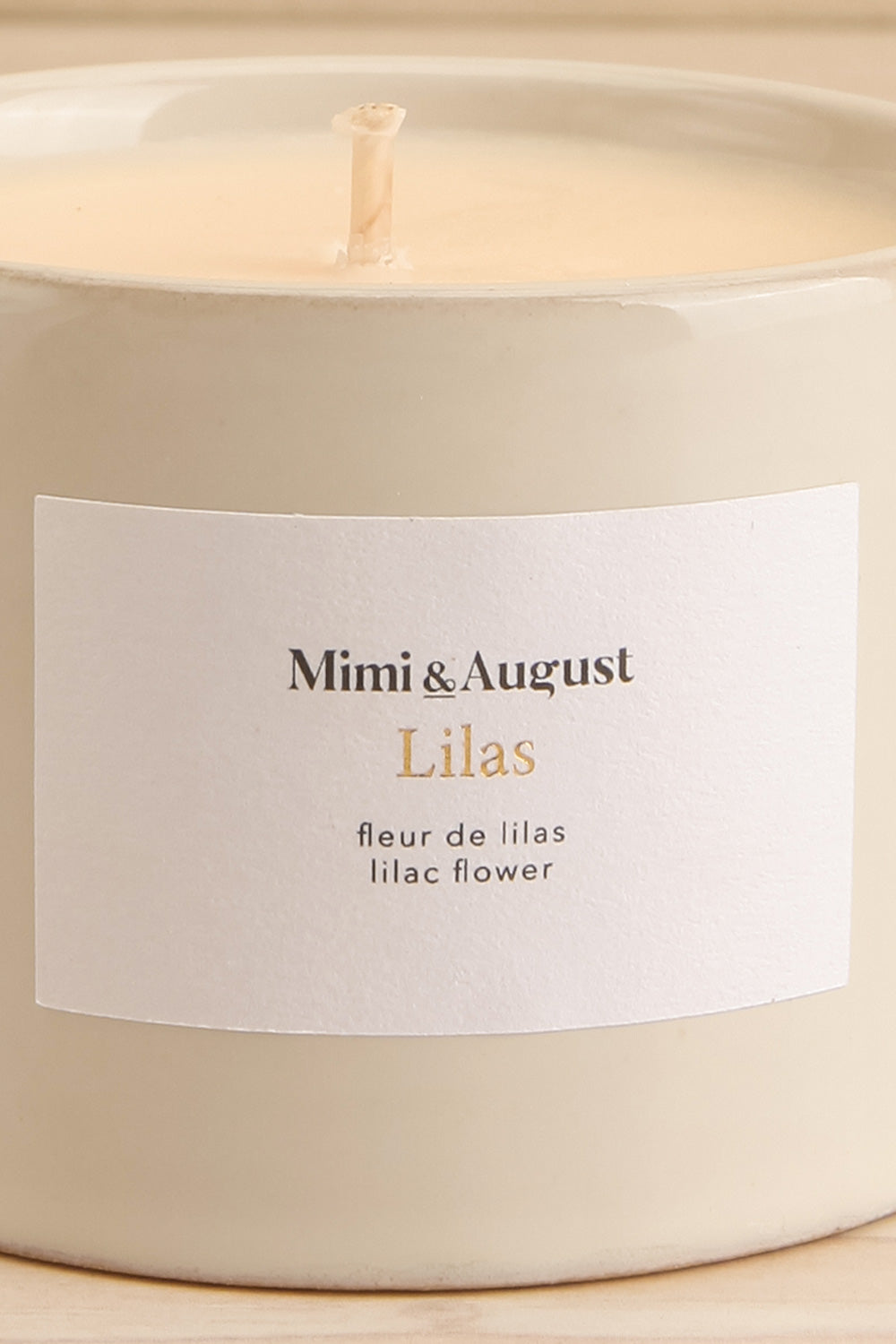 Lilac Reusable Candle - 3 Options | Maison garçonne close-up