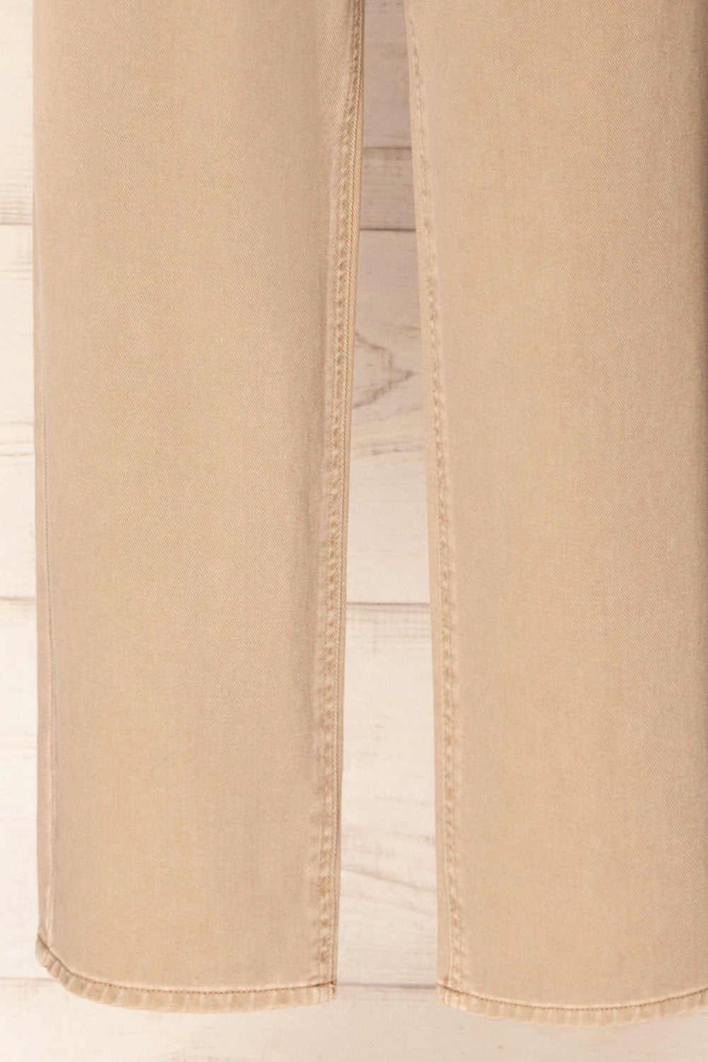 Brakpan Beige Denim Baggy Pants | La petite garçonne bottom