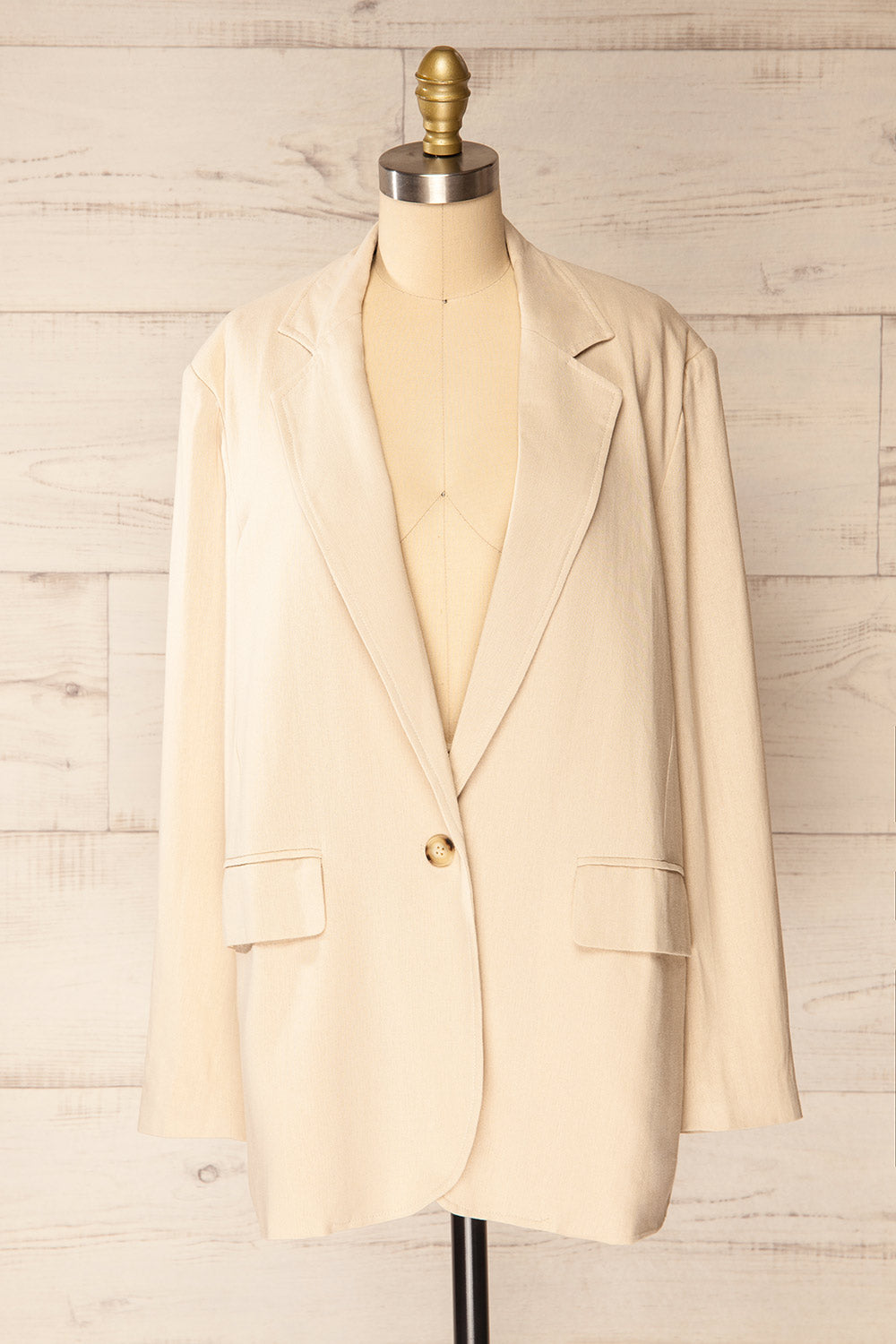 Brando Beige | Oversized Blazer