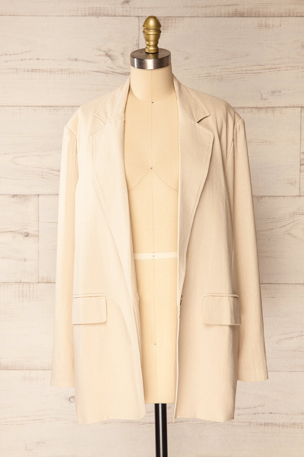 Brando Beige | Oversized Blazer