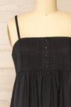 Brocko Black Midi Dress w/ Thin Straps | La petite garçonne front