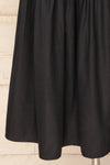 Brocko Black Midi Dress w/ Thin Straps | La petite garçonne bottom