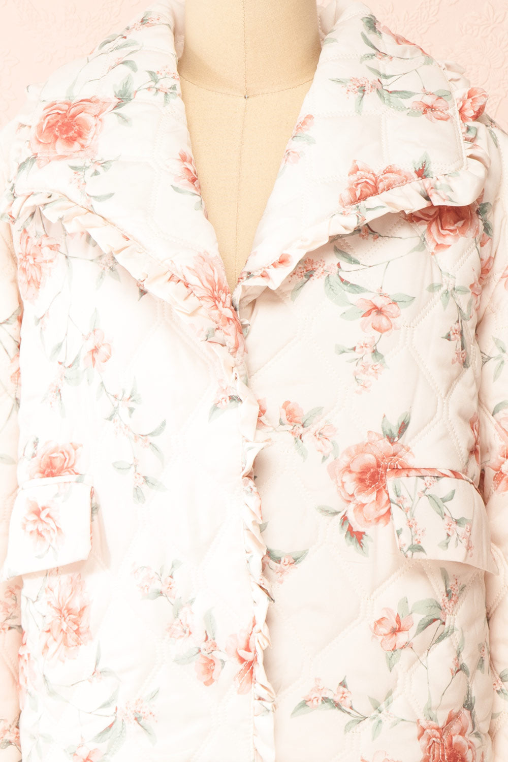 Broubie Button-up Floral Quilted Jacket | Boutique 1861 front