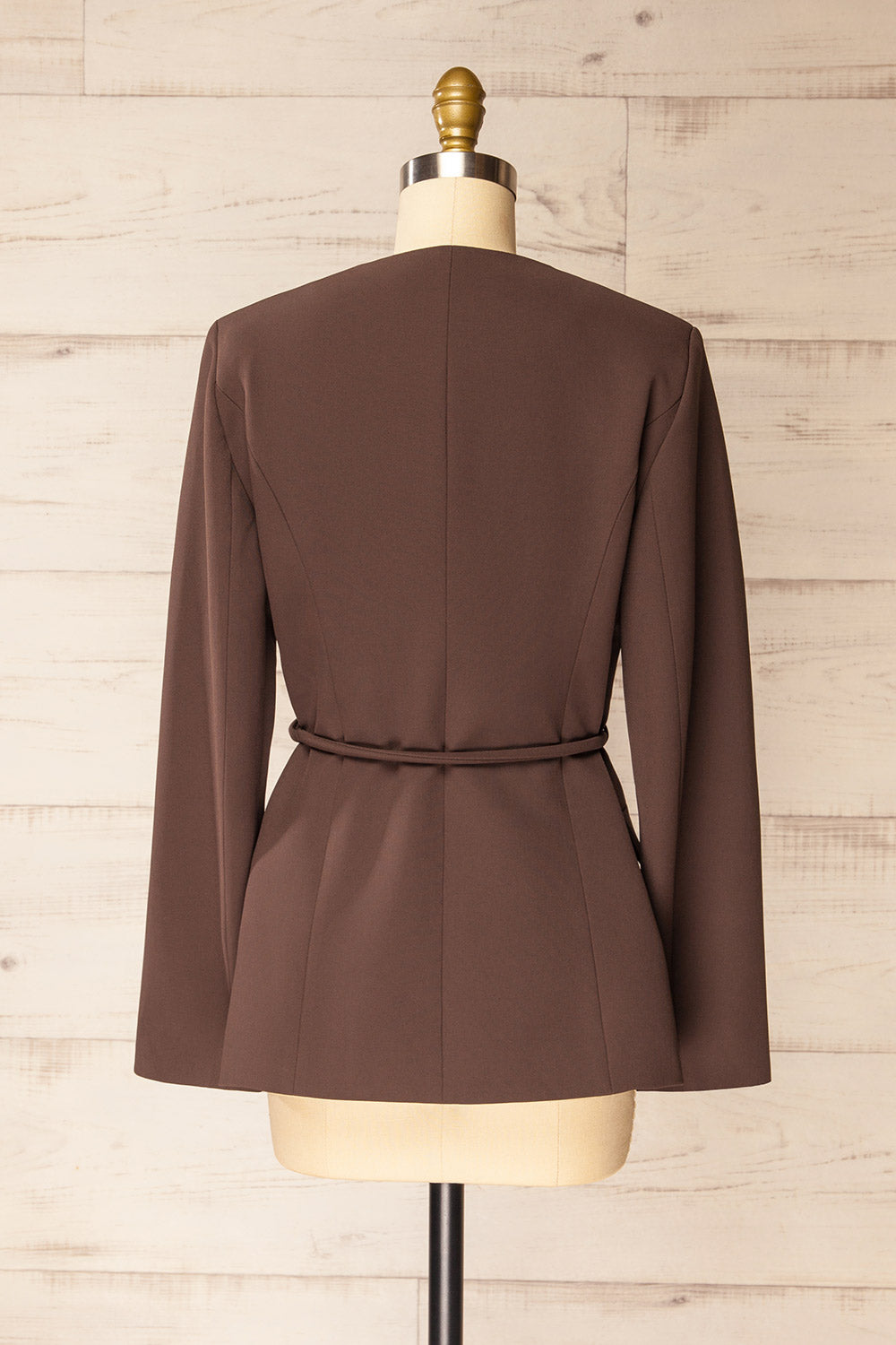 Bundi | Veston Brun avec Poche sur Cordon de Serrage