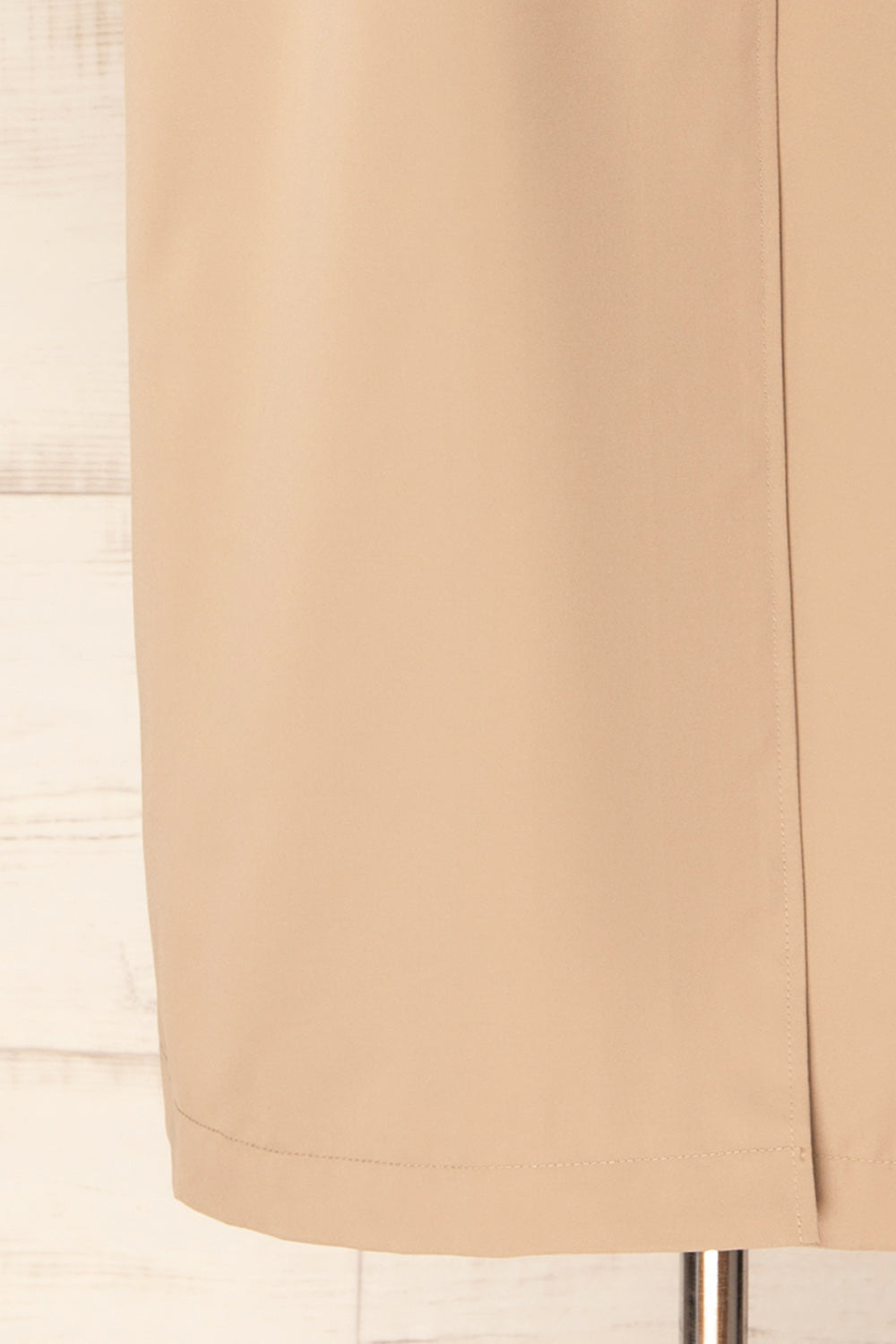 Bursa Straight Beige and Brown Coat | La petite garçonne bottom