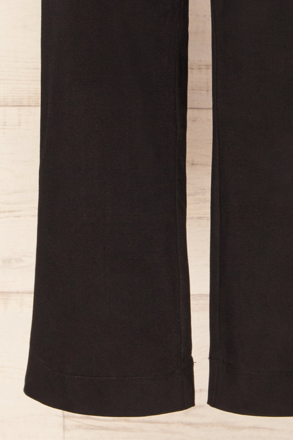 Calgary Black High-Waisted Straight Leg Pants | La petite garçonne bottom