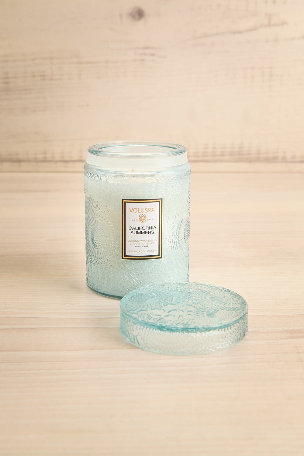 California Summers Small Jar Candle | Maison garçonne open view