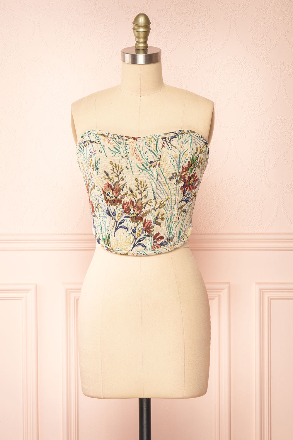 Caligula Bustier Corset Top w/ Lace Up Back Boutique 1861