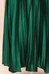 Calira Green Midi Dress w/ Long Sleeves | Boutique 1861 bottom