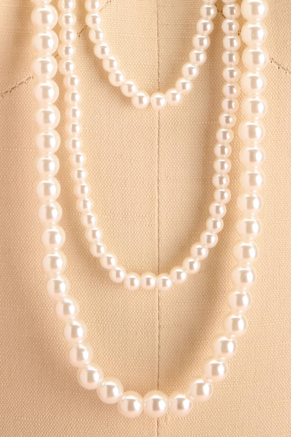 Calyra | Layered White Pearl Necklace