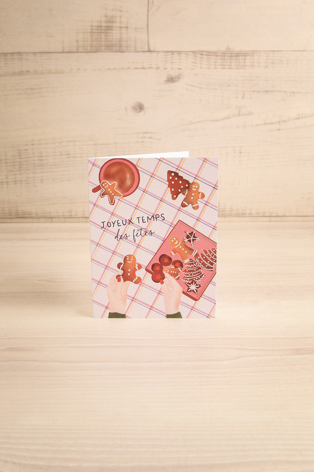 JOYEUX TEMPS DES FETES BISCUITS card