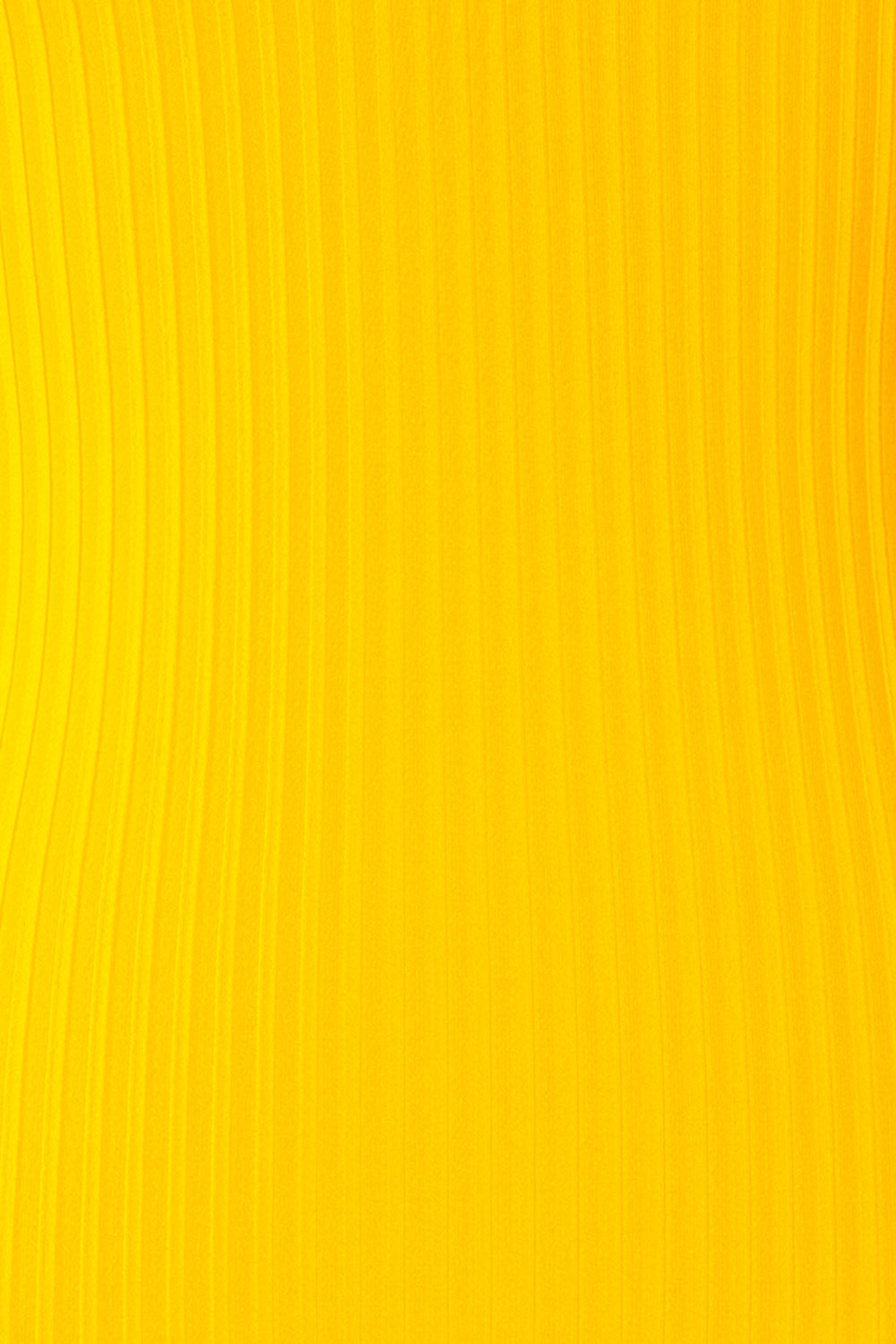 Casablanca Yellow Ribbed One-Piece Swimsuit | La petite garçonne fabric