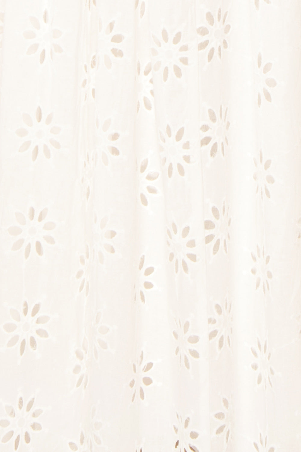 Cathia Long White Openwork Skirt | Boutique 1861 farbric