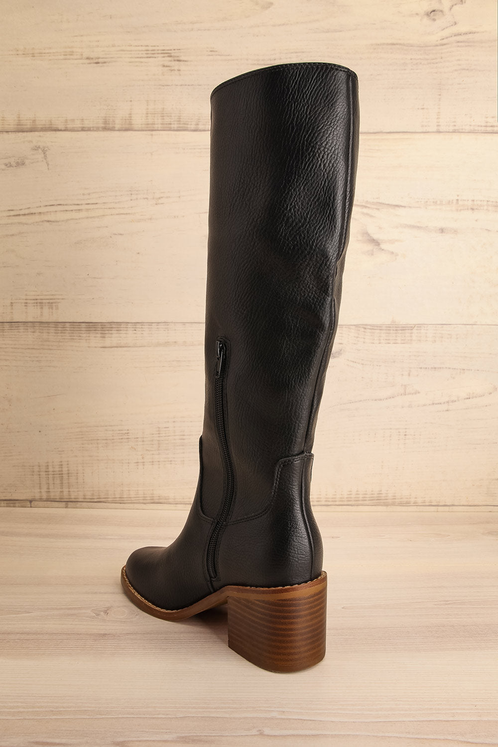 Celaya Mid-High Heeled Boots | La petite garçonne back view