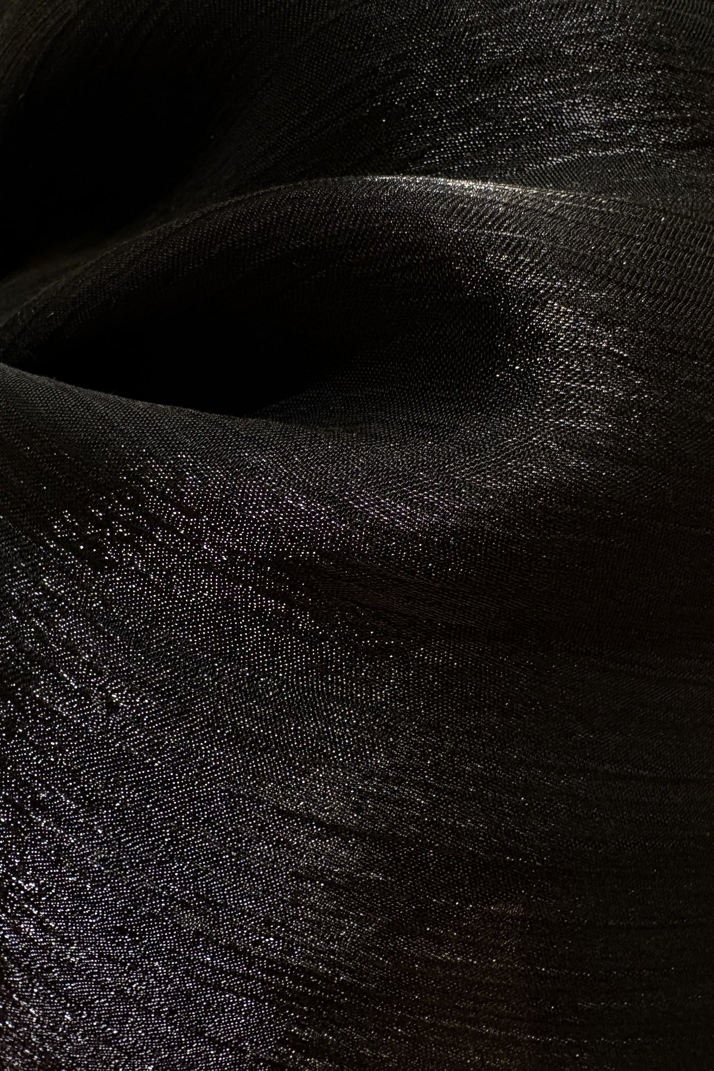 Cerelia Black Shimmery Shawl | Boutique 1861 close-up