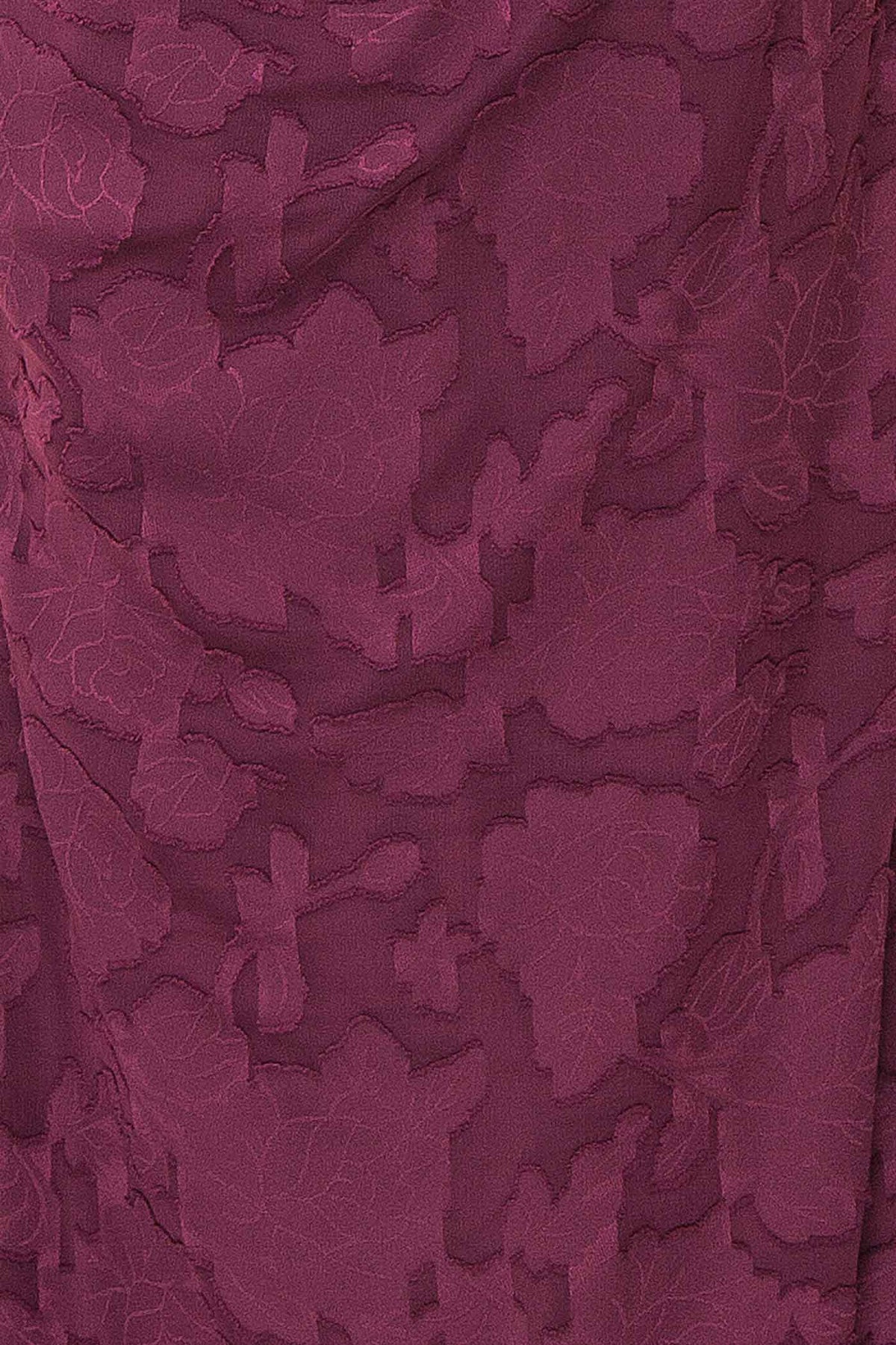 Cevina | Purple Asymmetrical Textured Maxi Dress