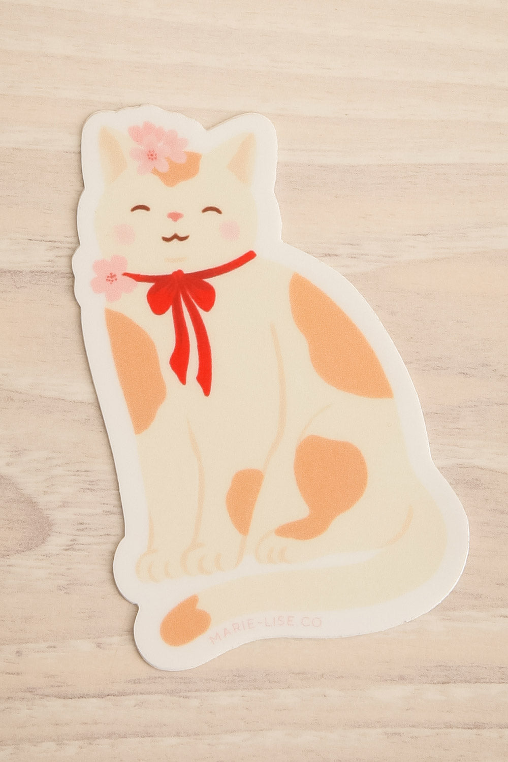 Cat and Sakuras Sticker | Maison garçonne