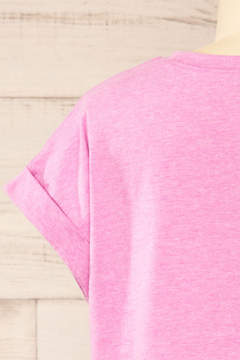 Cheddington Pink Cropped T-Shirt | La petite garçonne  back