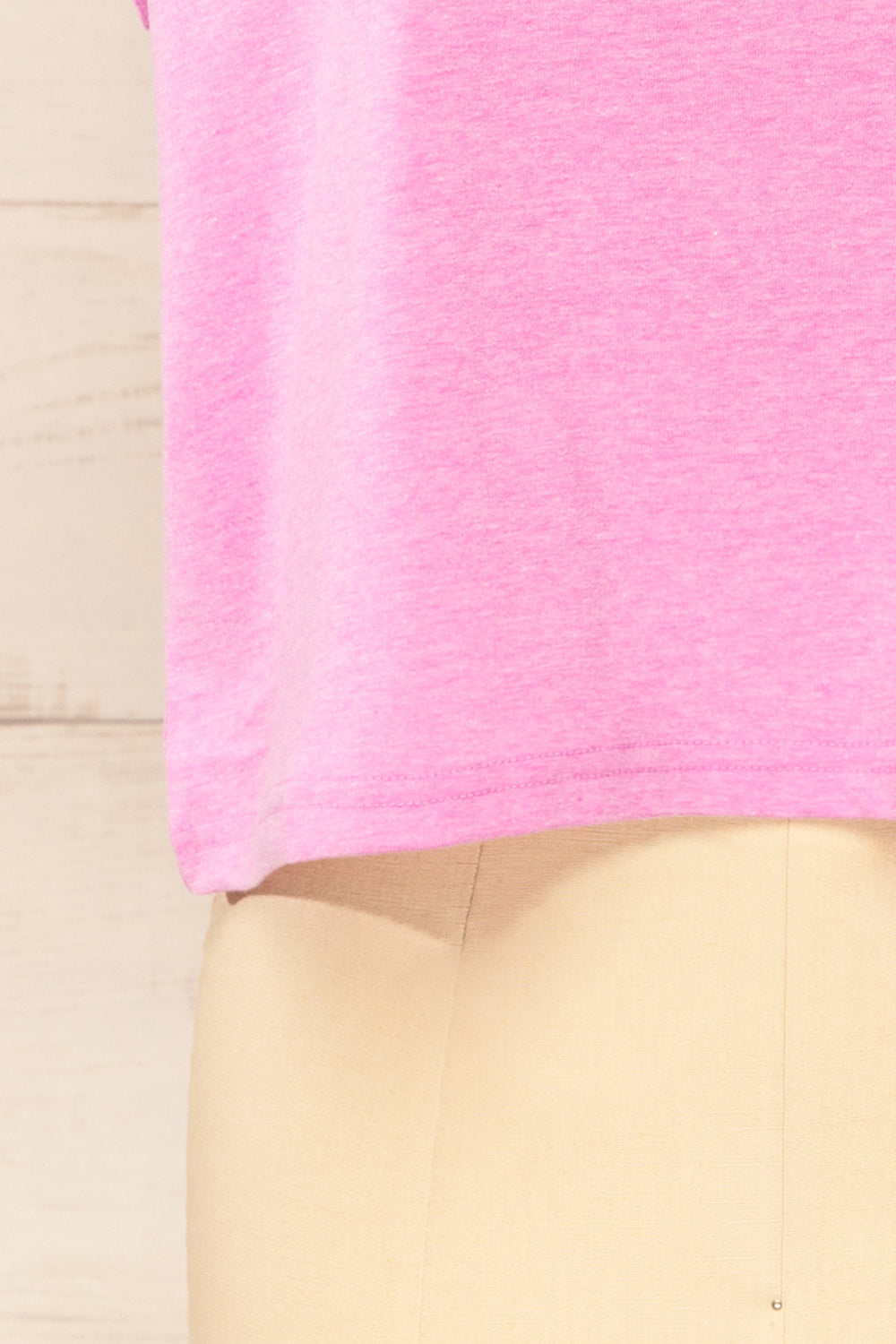Cheddington Pink Cropped T-Shirt | La petite garçonne bottom