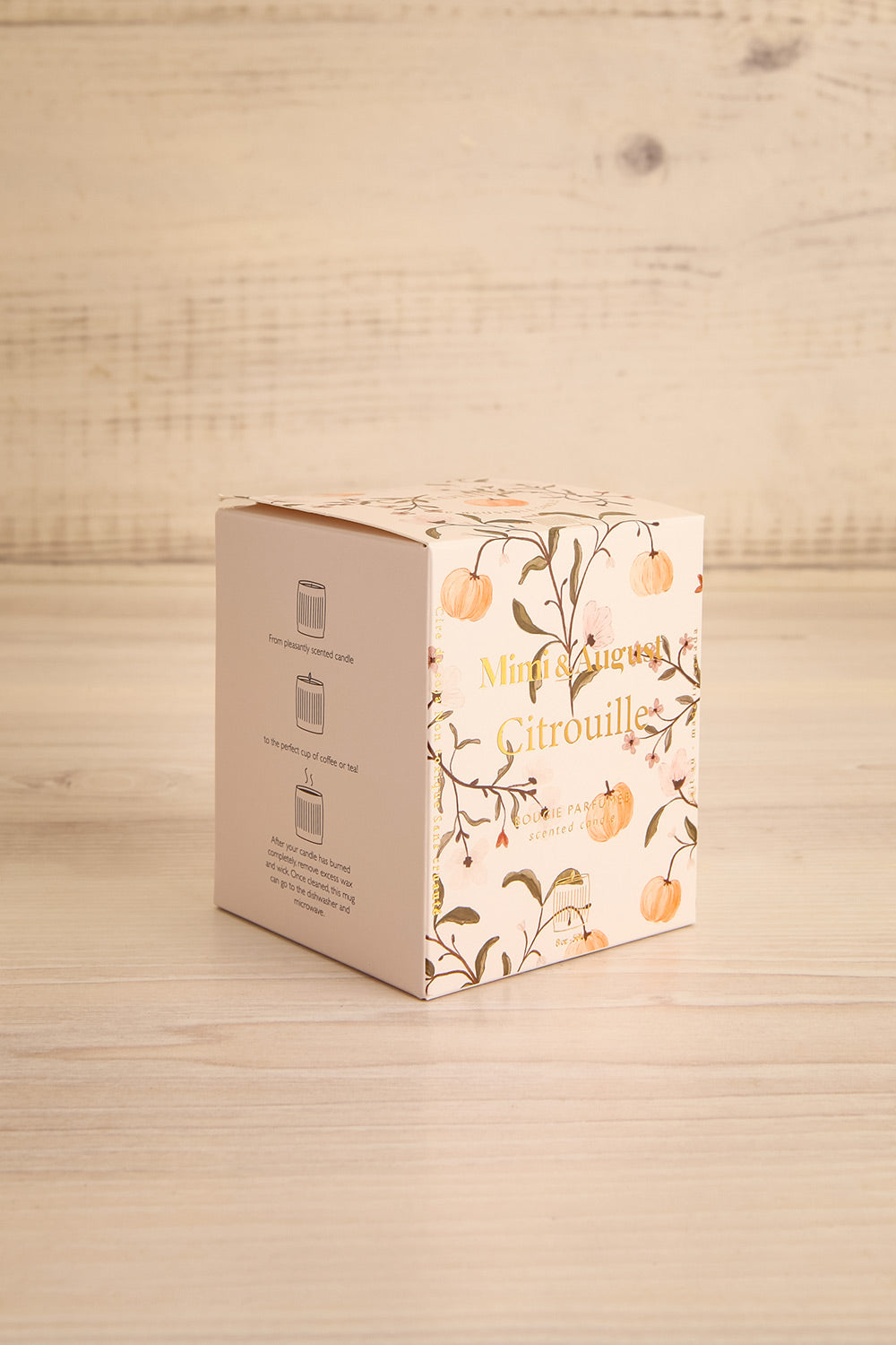 Citrouille Candle - 2 Options | Maison garçonne side box