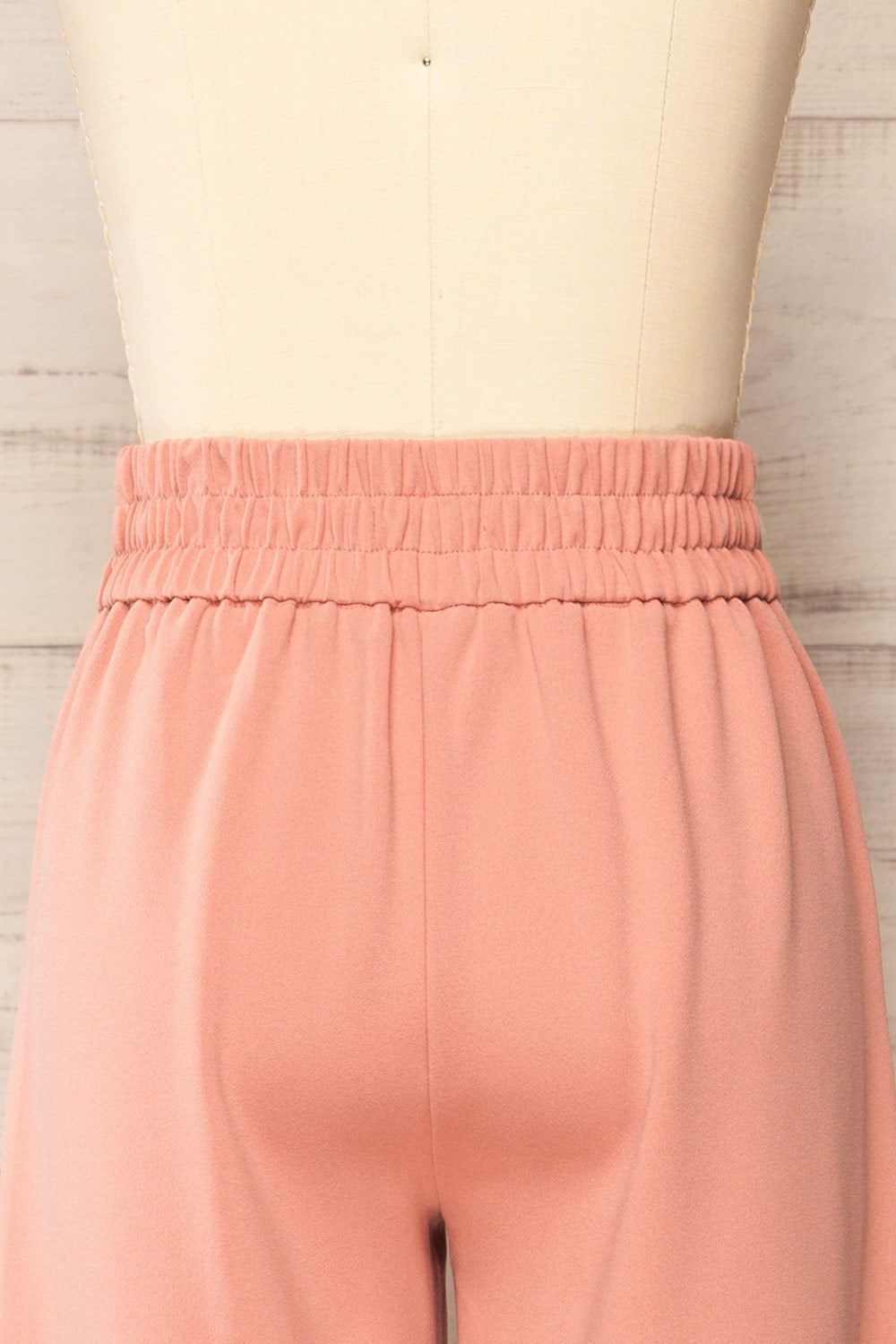 Clovelly Pink Straight-Leg Pants w/ Pockets | La petite garçonne back