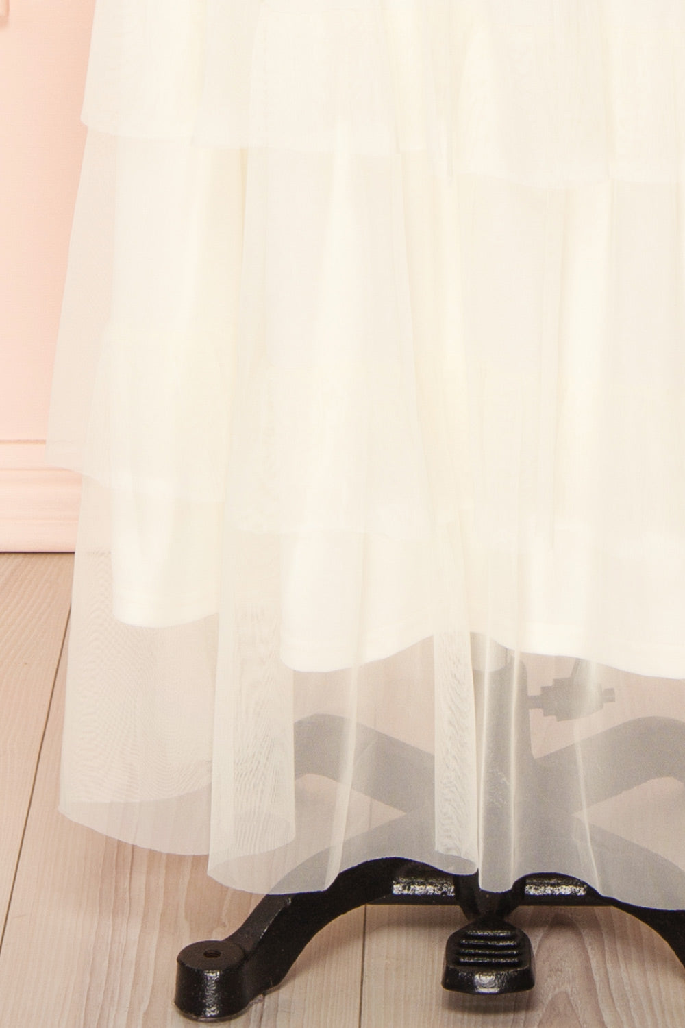Coralie Ivory High-Waisted Tiered Tulle Skirt | Boudoir 1861 bottom
