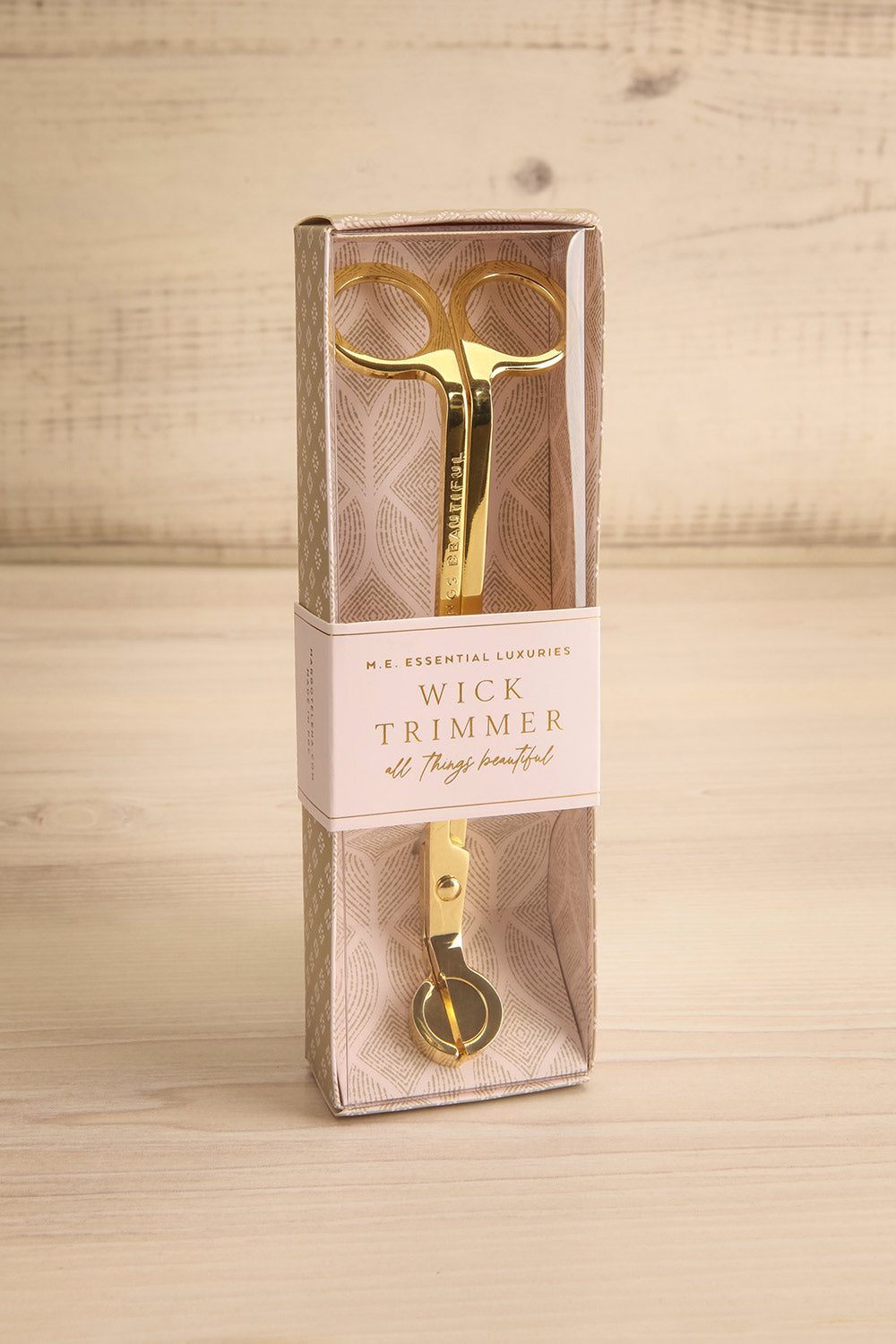 Candle Wick Trimmer Gold | Maison garçonne box view