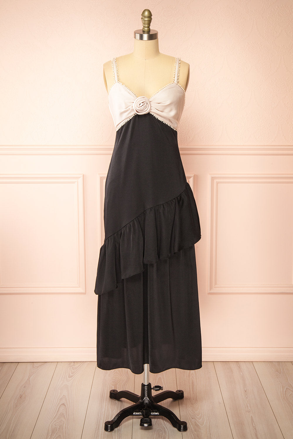 Crissie | Long Asymmetrical Tiered Dress Crissie | Long Asymmetrical Tiered Dress