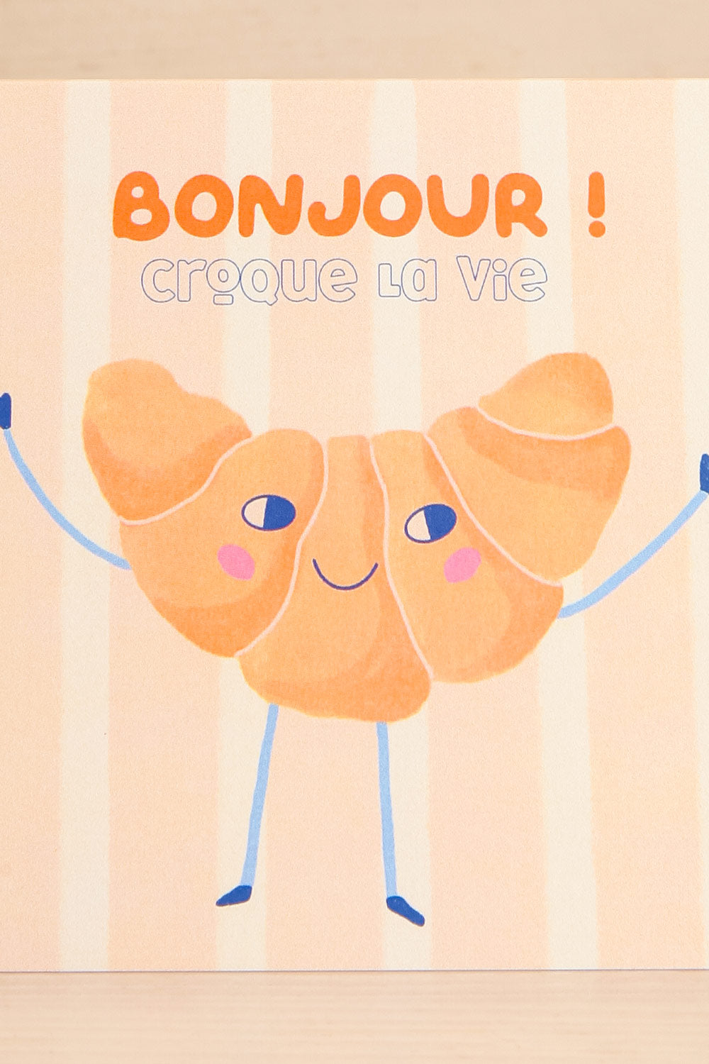 Croque La Vie Card | Maison garçonne close-up