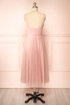 Cyrilla Midi Pink Tulle Dress | Boutique 1861 back view