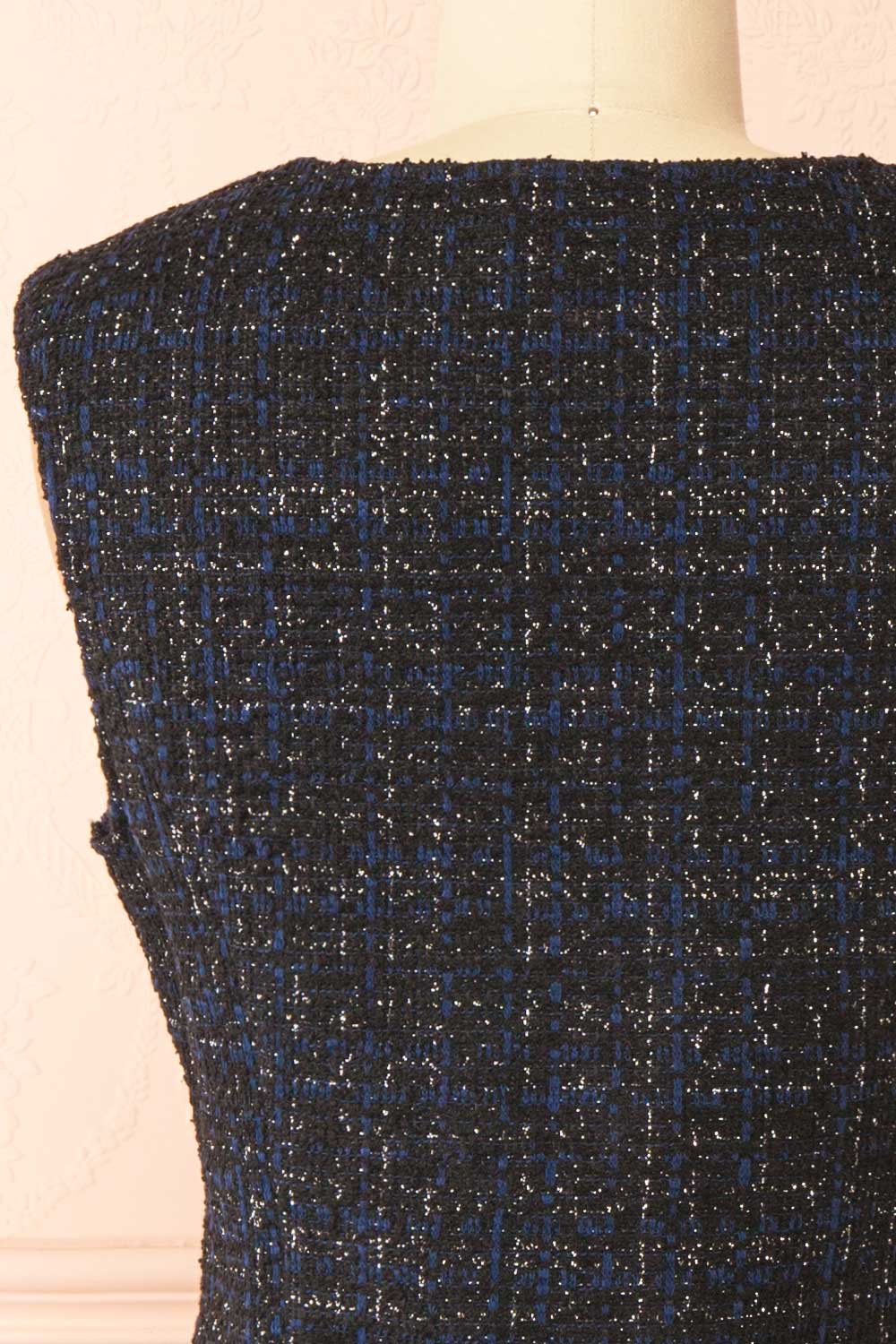 Davie Sparkling Tweed Top | Boutique 1861 back