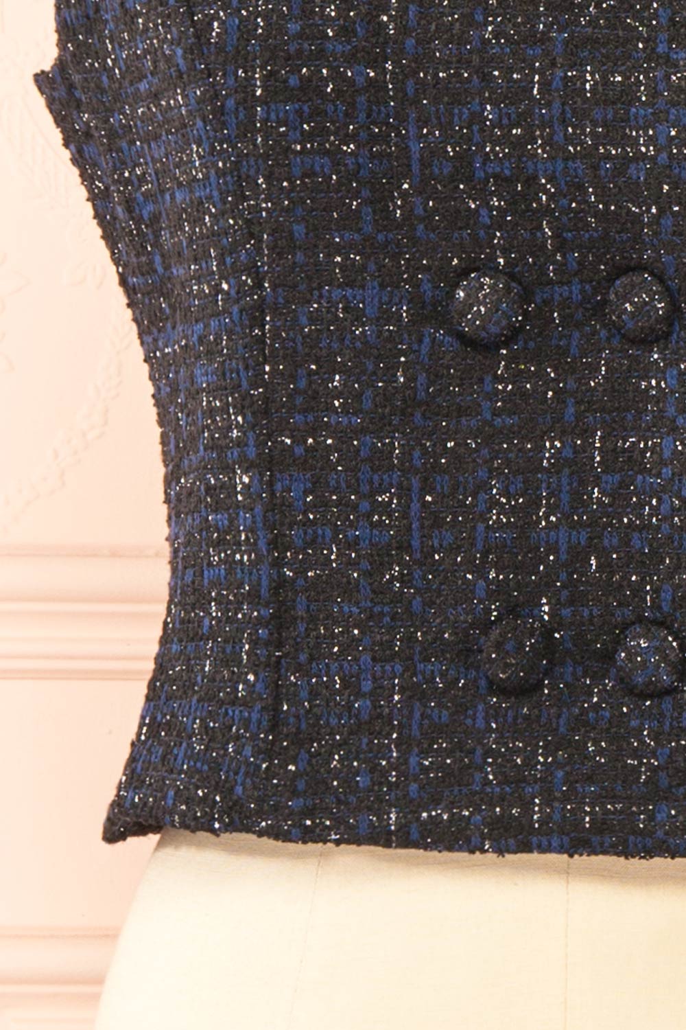 Davie Sparkling Tweed Top | Boutique 1861 bottom