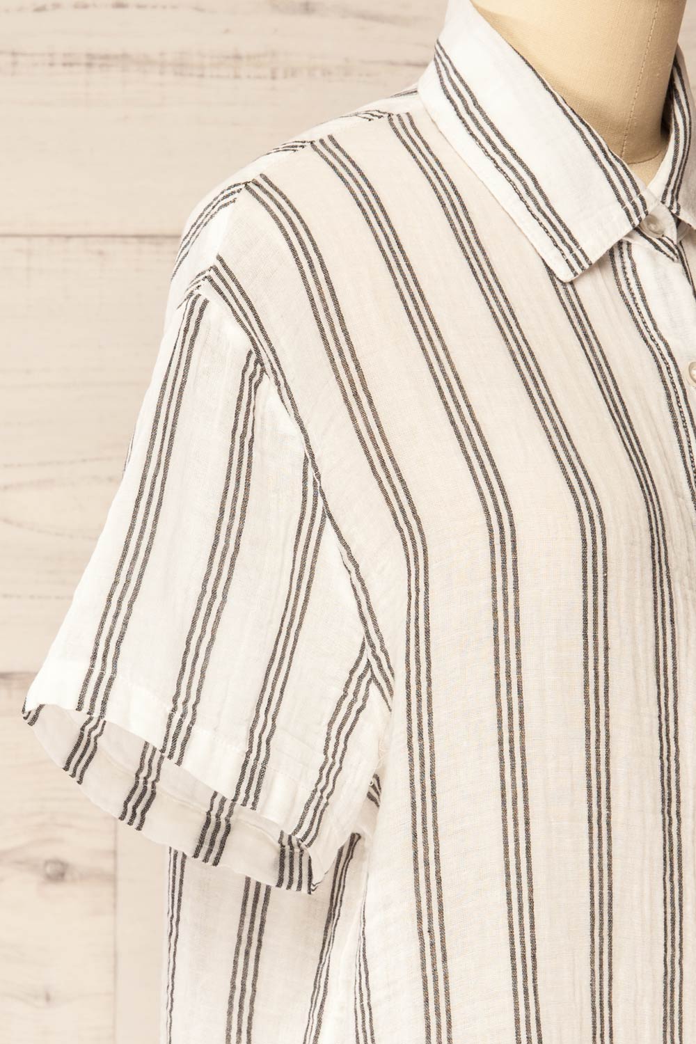Debuche Oversized Striped Shirt | La petite garçonne side