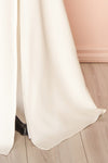 Denisia Ivory Bridal Maxi Dress w/ Train | Boudoir 1861  bottom