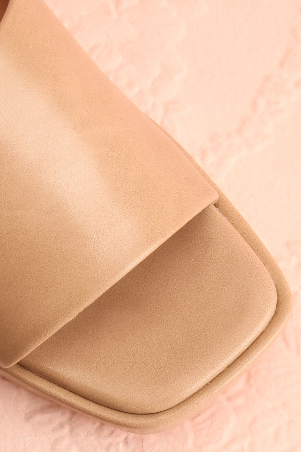 Dorisse Taupe Heeled Mules | Boutique 1861 flat close-up