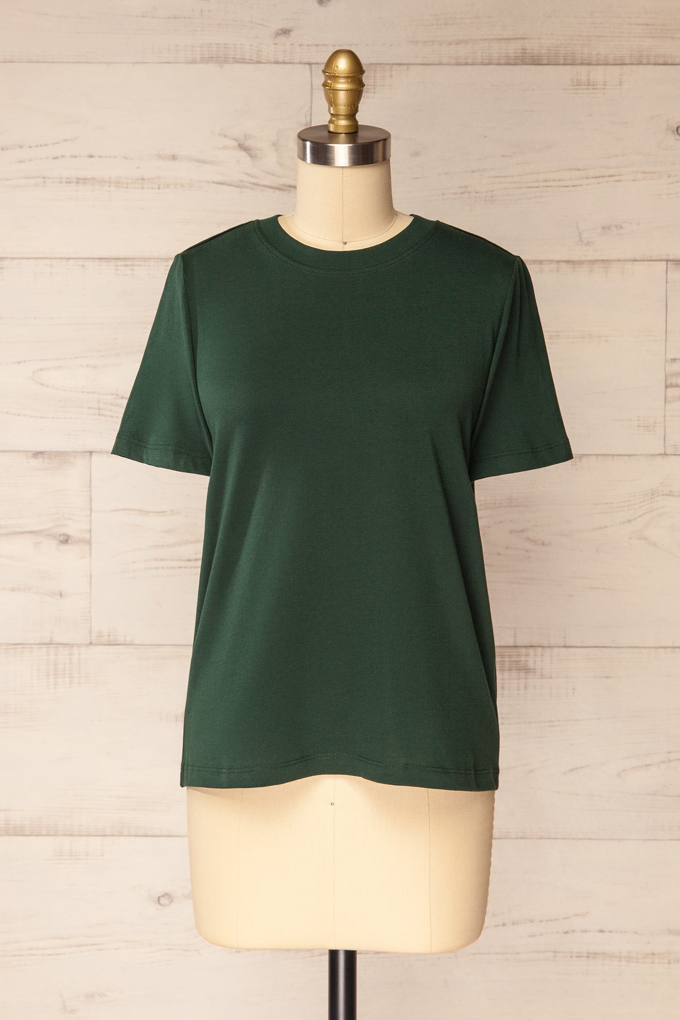 Dumka Green | Cotton T-Shirt with Short Sleeves