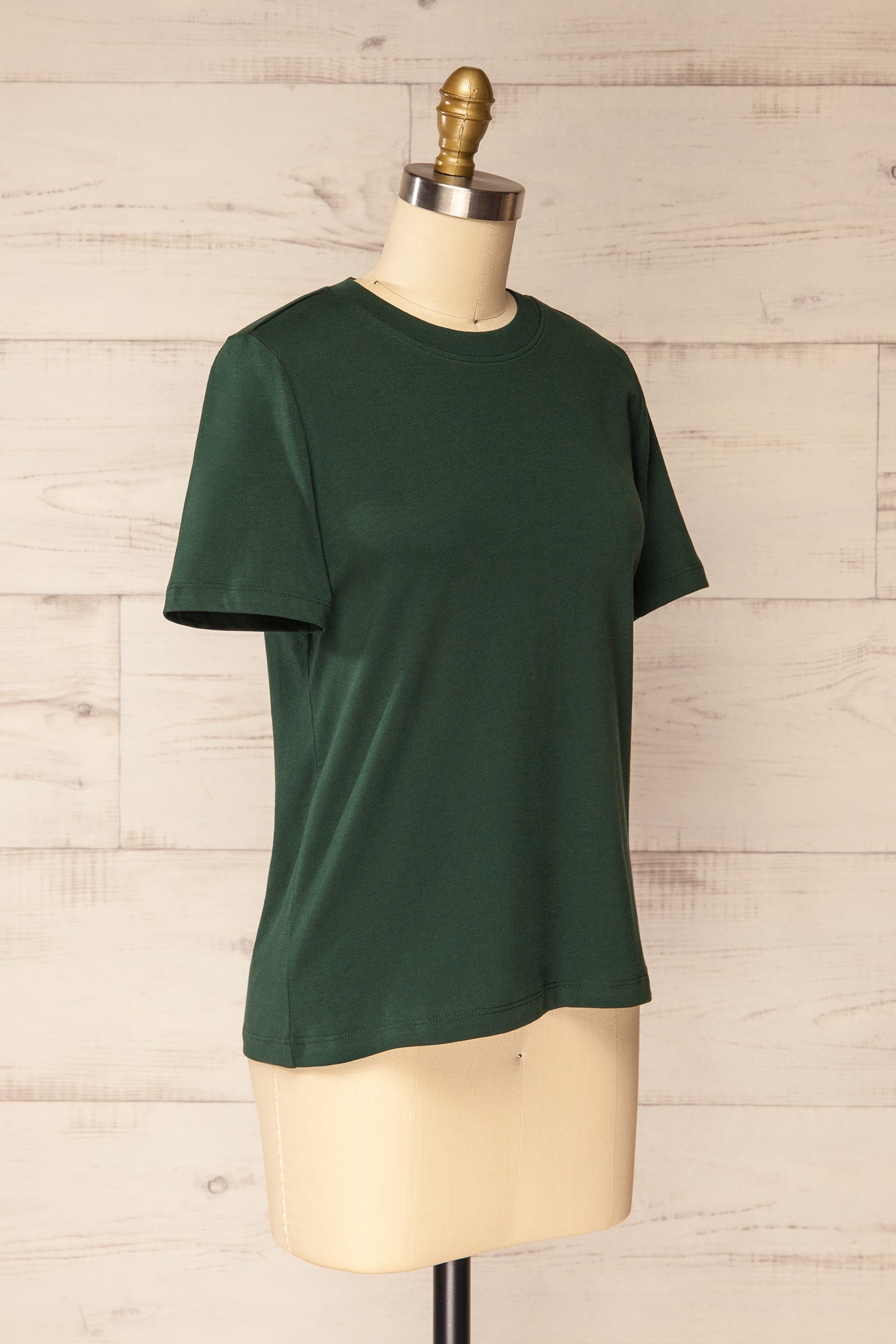 Dumka Green | Cotton T-Shirt with Short Sleeves