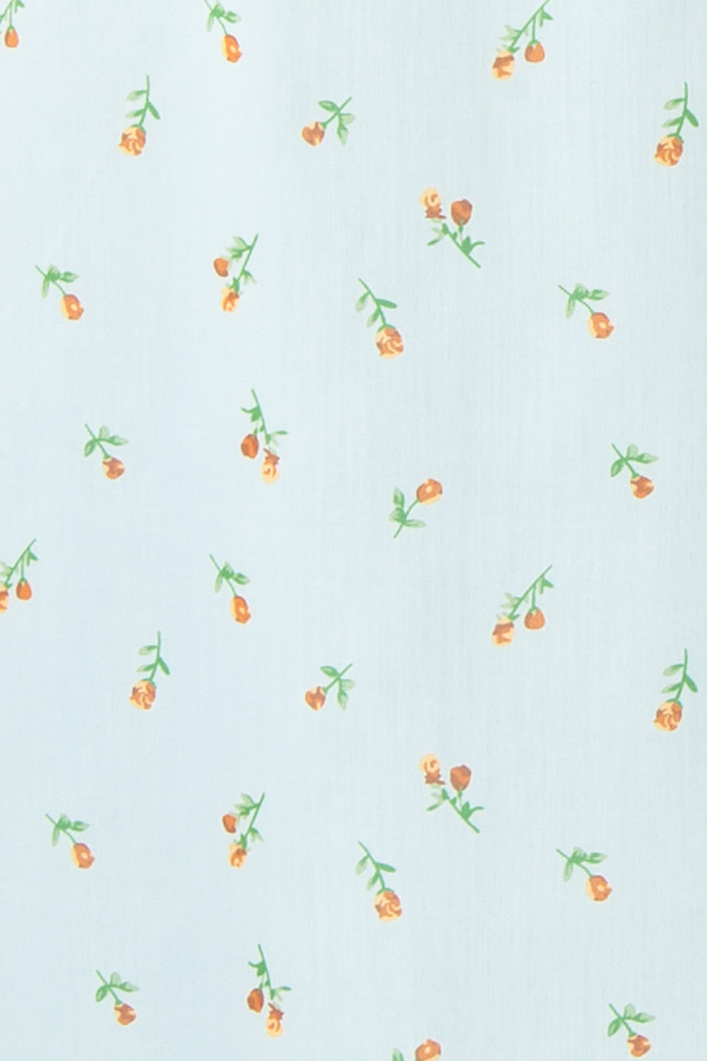 Eddie Blue Long Dress w/ Floral Print | Boutique 1861 fabric