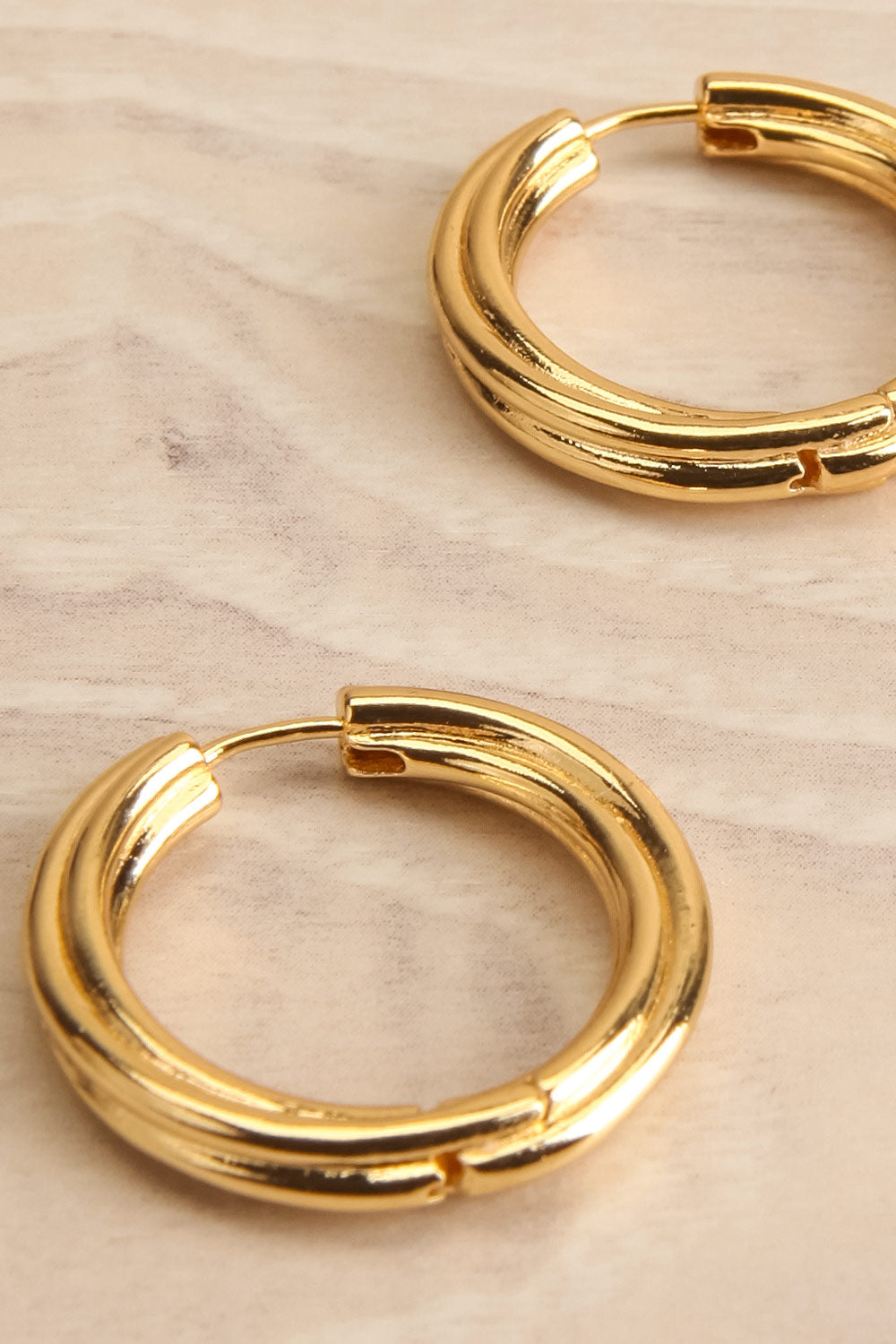 Edea Gold | Gold Plated Hoop Earrings